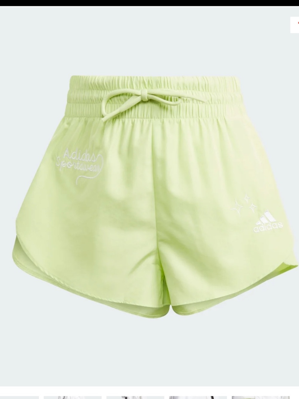adidas SCRIBBLE WOVEN Shorts - Neon Green